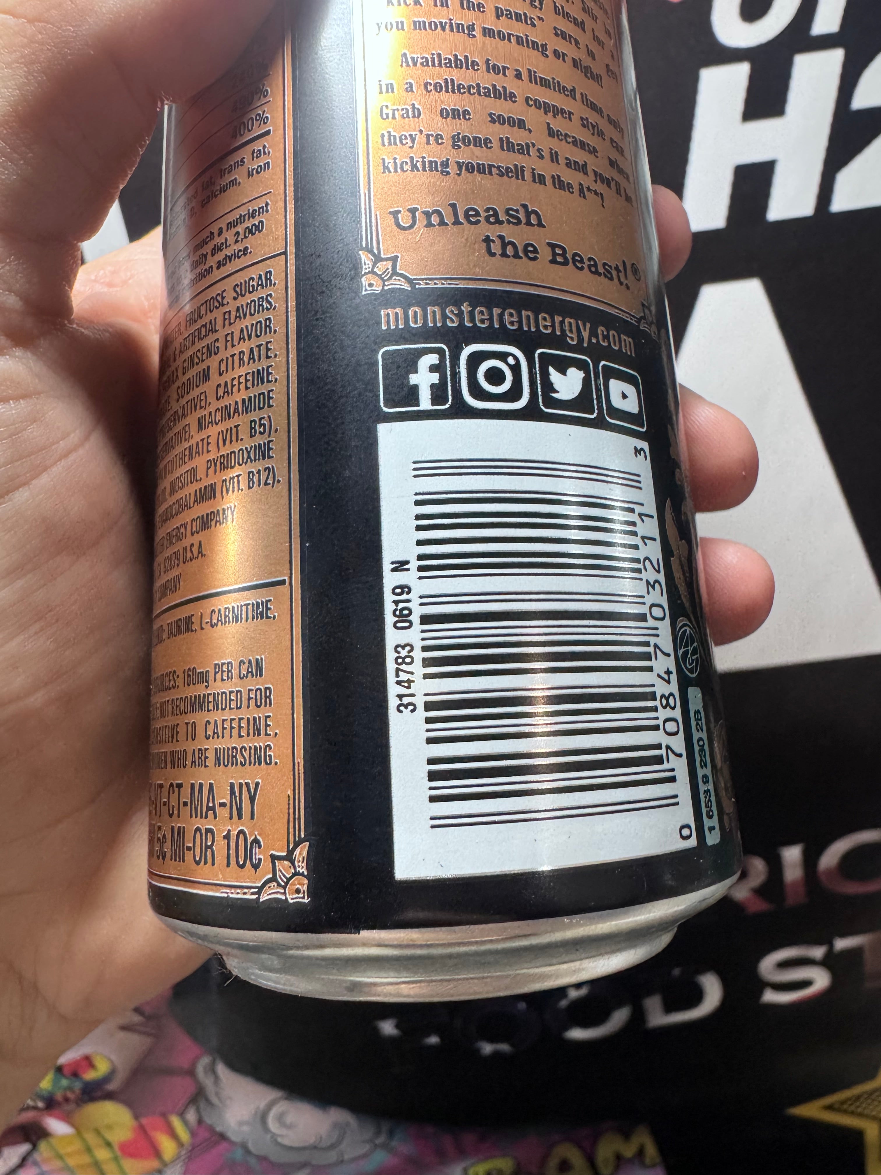 Monster Energy Mule Ginger Brew (vuota) Sku 0619