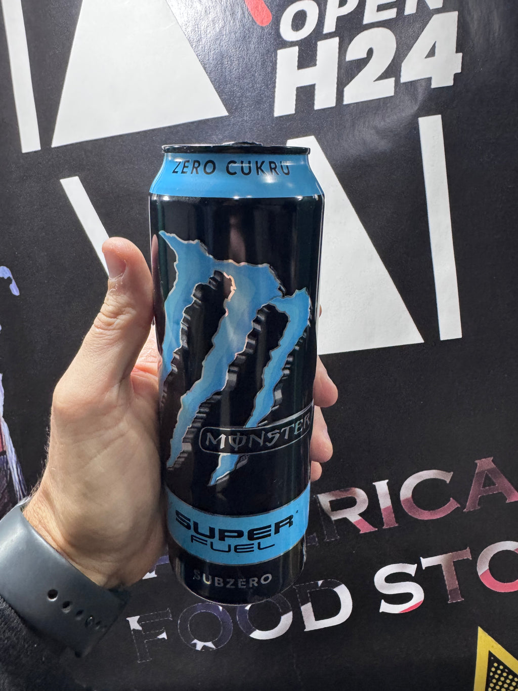 Monster Energy Super Fuel Subzero Zero CuKru Sku 0621B (Vuota)