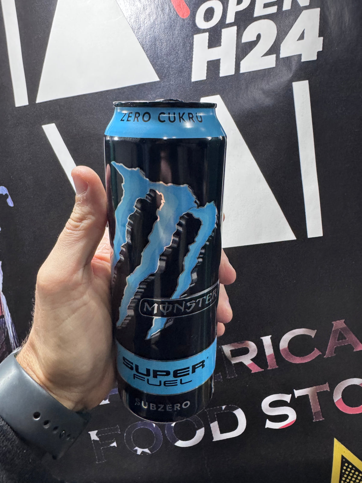 Monster Energy Super Fuel Subzero Zero CuKru Sku 0621B (Vuota)