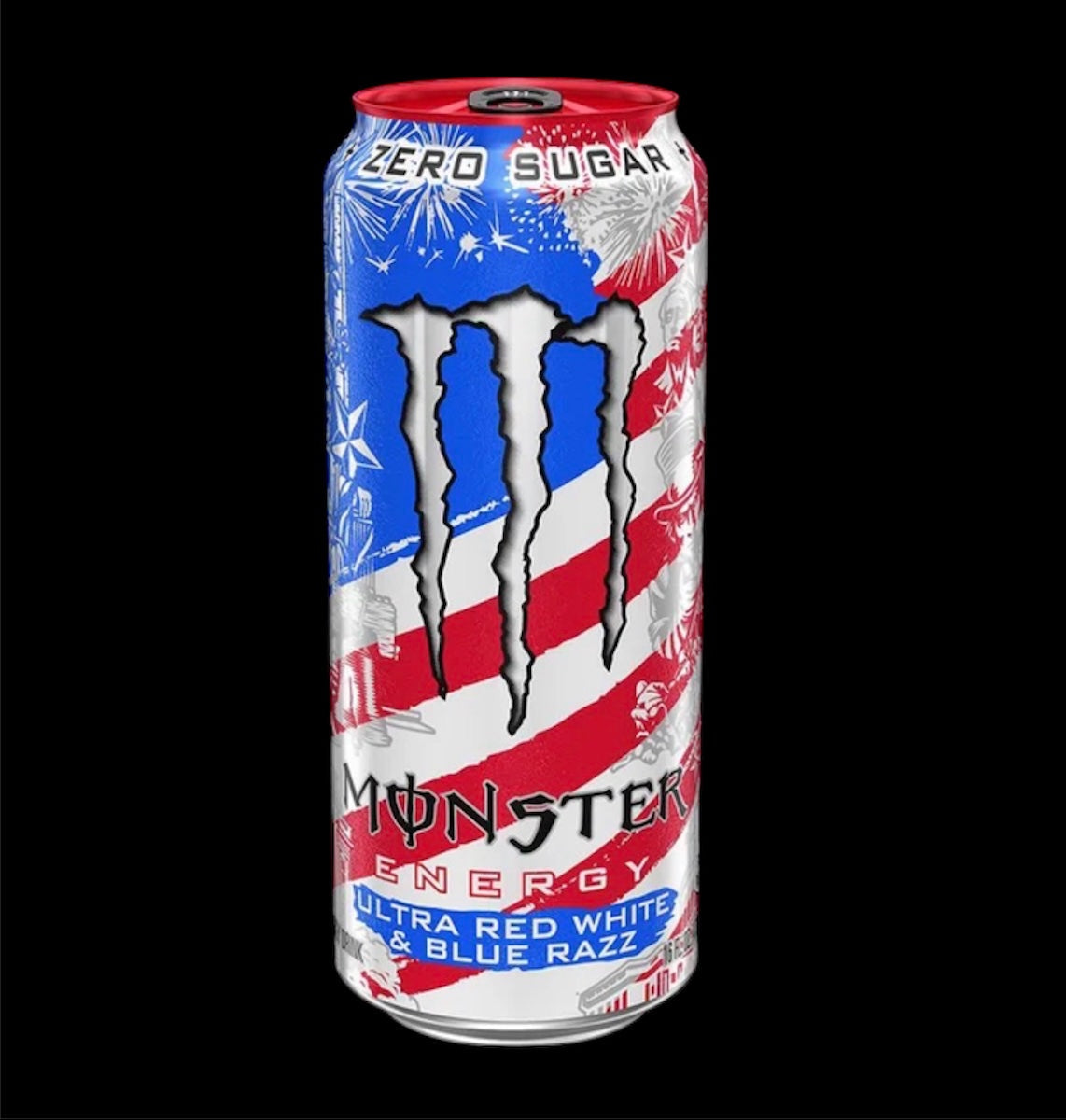 Monster Energy Ultra Red White & Blue Razz 473ml PRE ORDER
