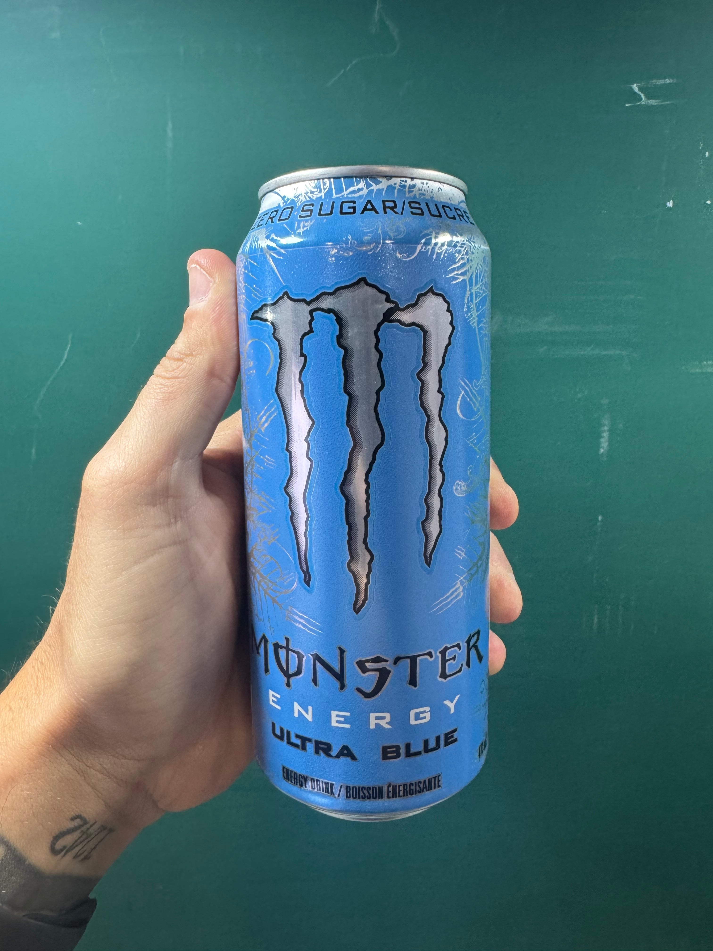 Monster Energy Ultra Blue SKU 0520C (vuota)