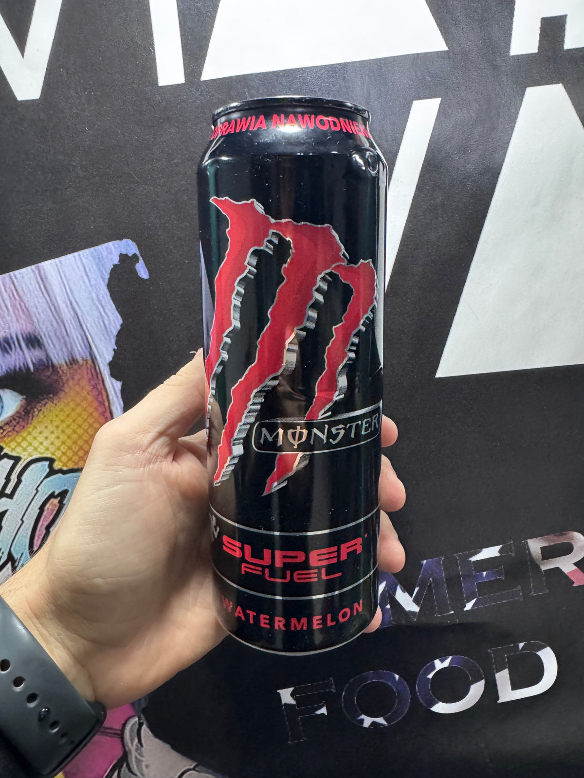 Monster Energy Super Fuel Watermelon Zero Cukru Sku 0621B (Vuota)