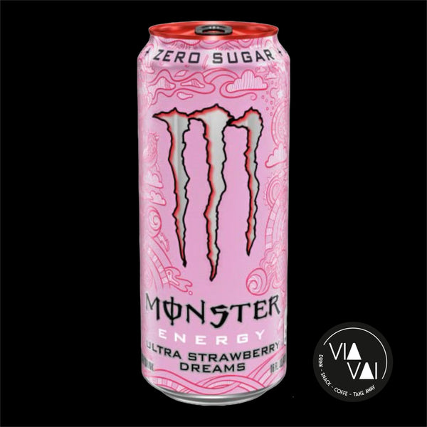 New Monster Energy Ultra Strawberry Dreams 16Oz